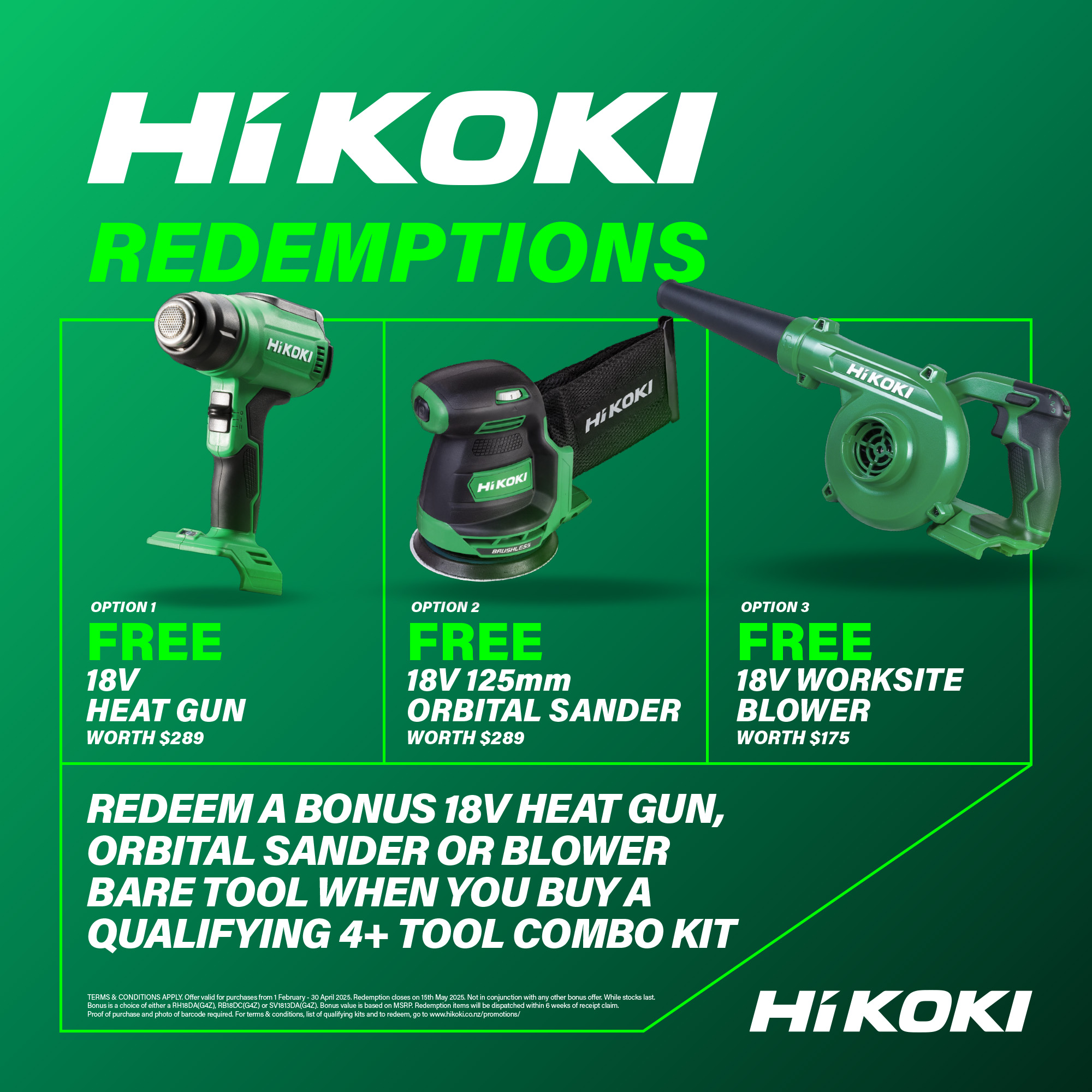 HiKOKI Q1 2000x2000 4 Tool Offer