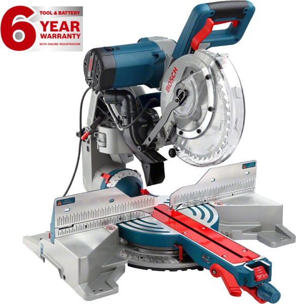 Mitre Saws Bosch Gcm10gdj 10in 254mm Mitre Saw 1800 Watts