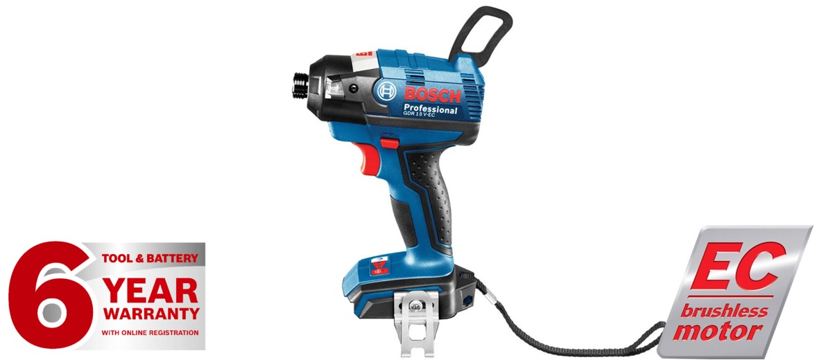 Bosch Bare Tools Bosch 18v Brushless Impact Driver 170nm Bare Tool