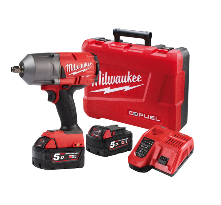 Milwaukee M18 FUEL Brushless 1/2 In. High Torque Cordless Impact Wrench Kit  with Friction Ring, (2) 5.0 Resistant Batteries & Charger - Town Hardware &  General Store